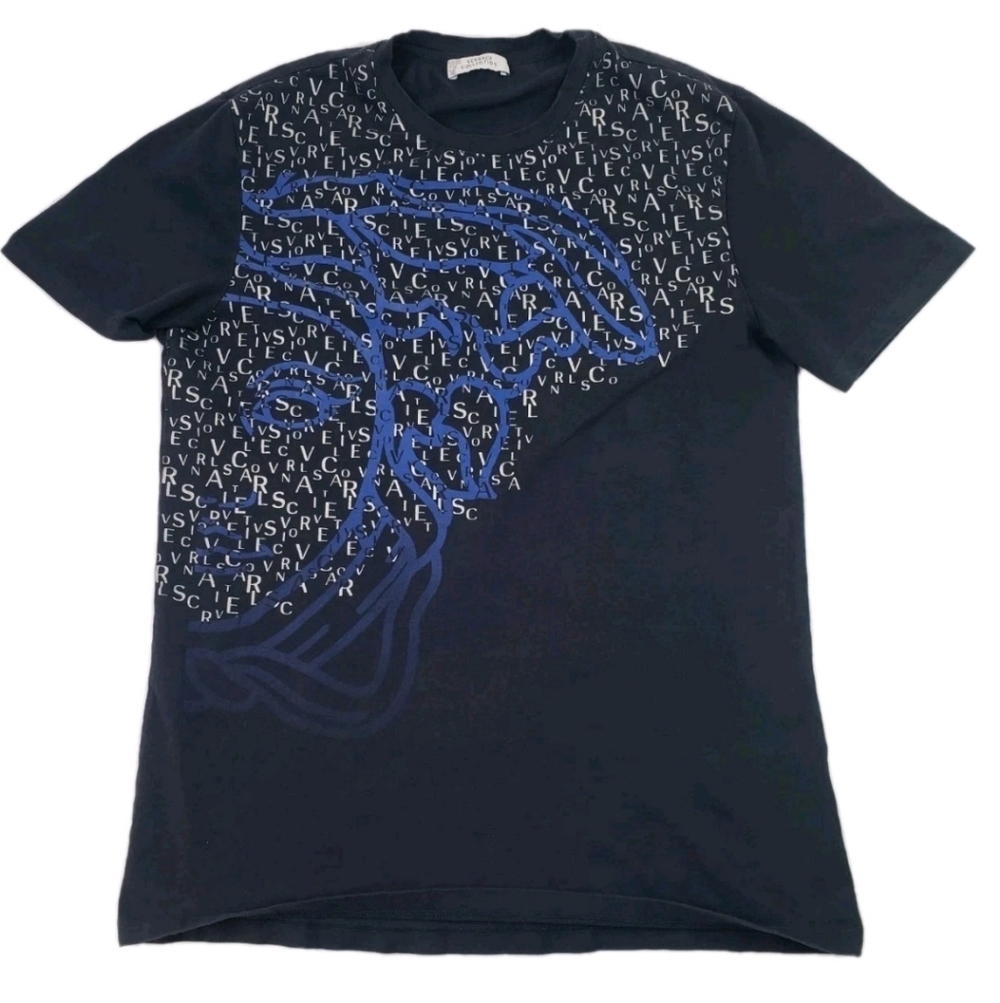 Versace Collection Designer Medusa Head Tshirt Mens Size Medium